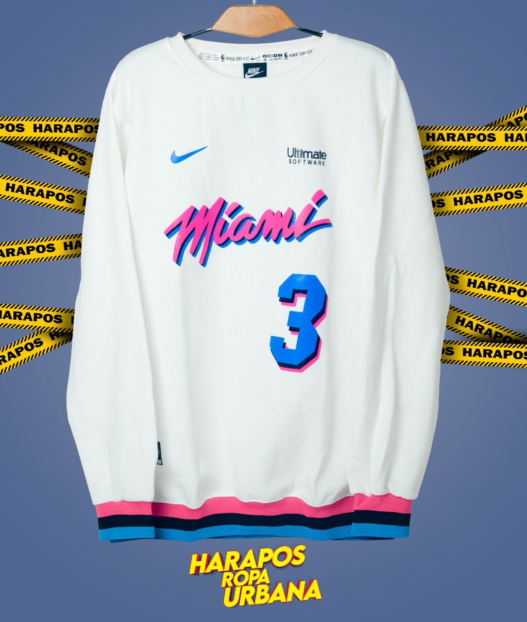Sudadera Miami blanco