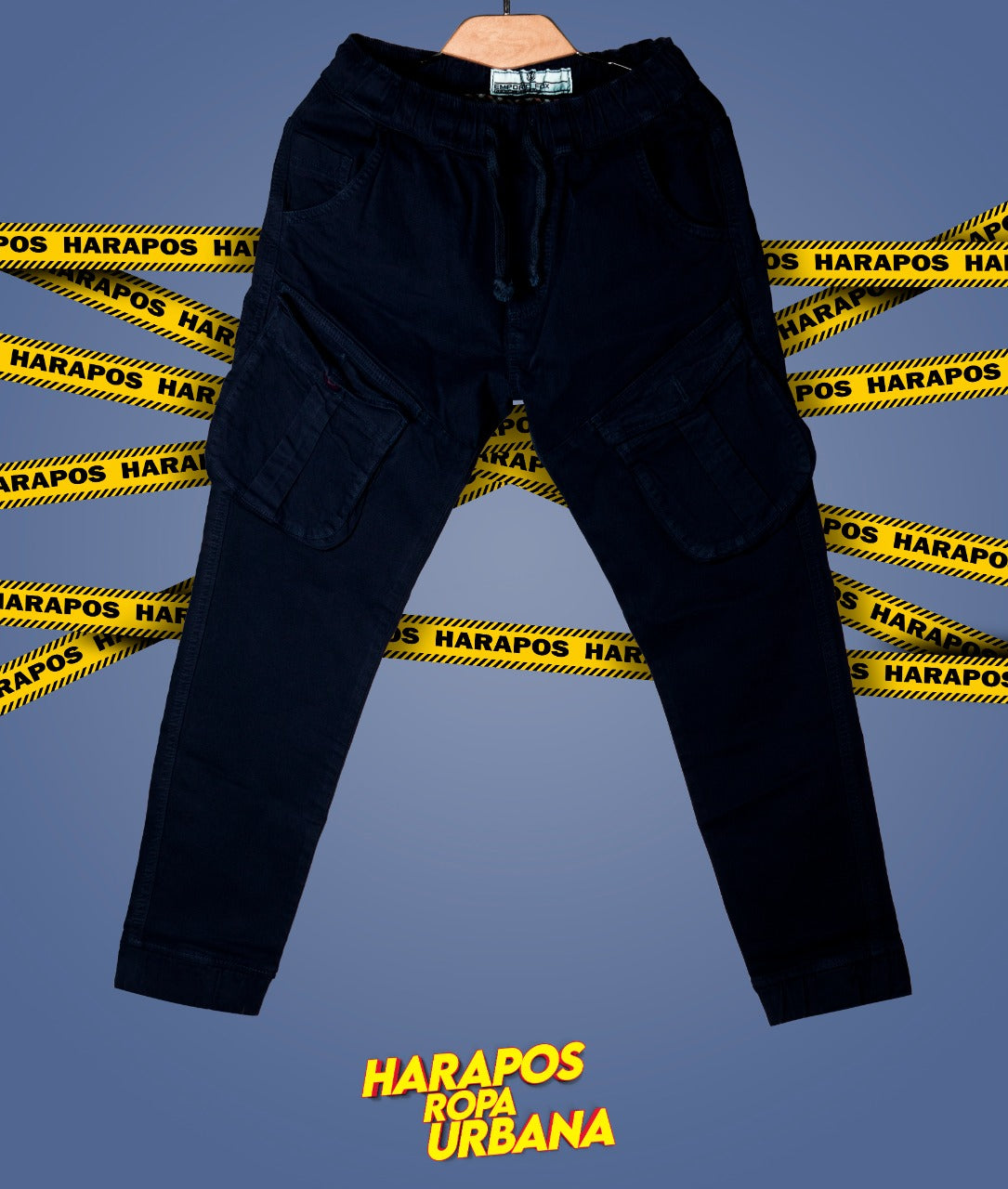 Jogger Emporio Fox azul