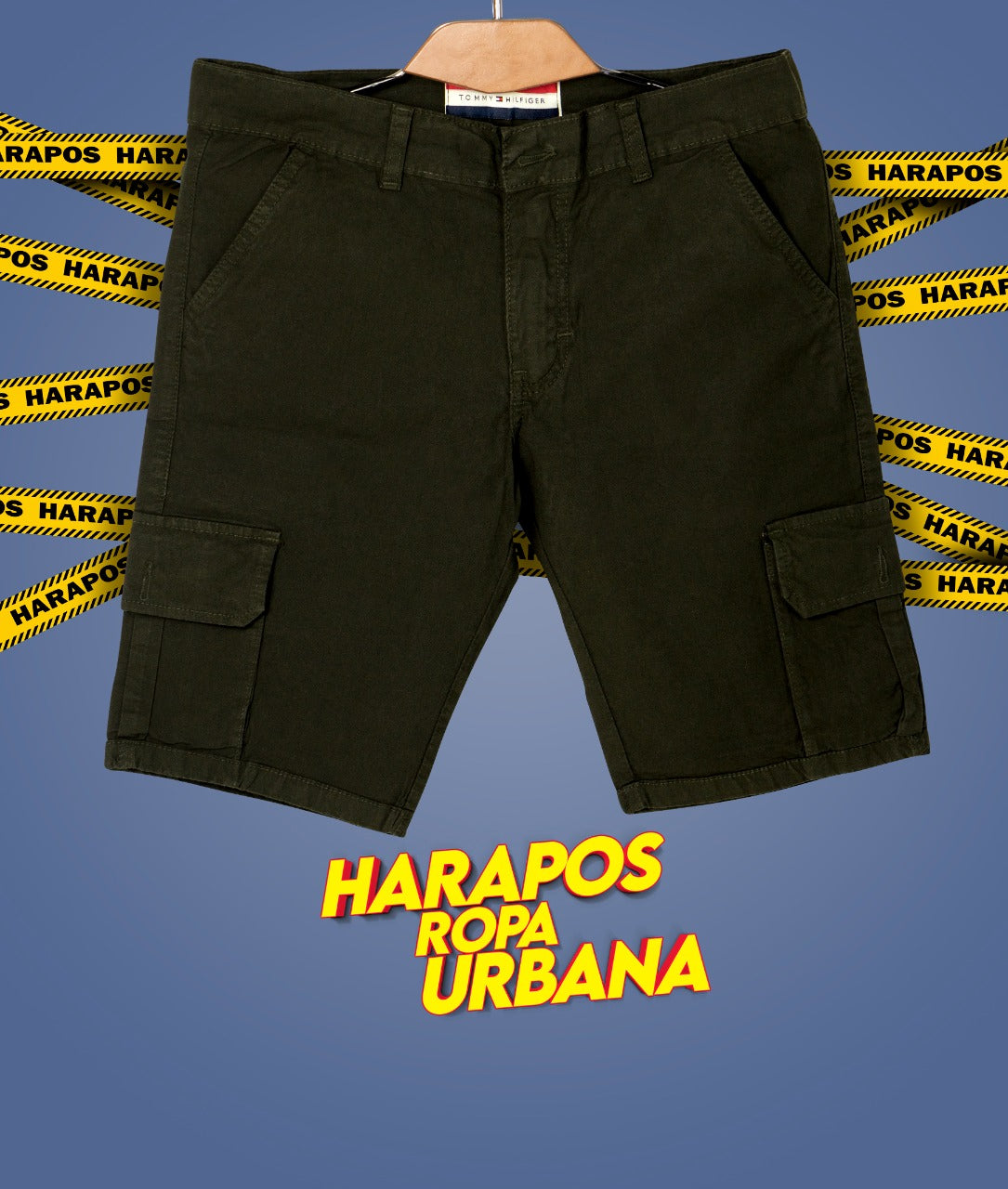 Short Tommy Hilfiger verde oscuro
