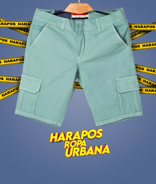 Short Tommy Hilfiger verde agua