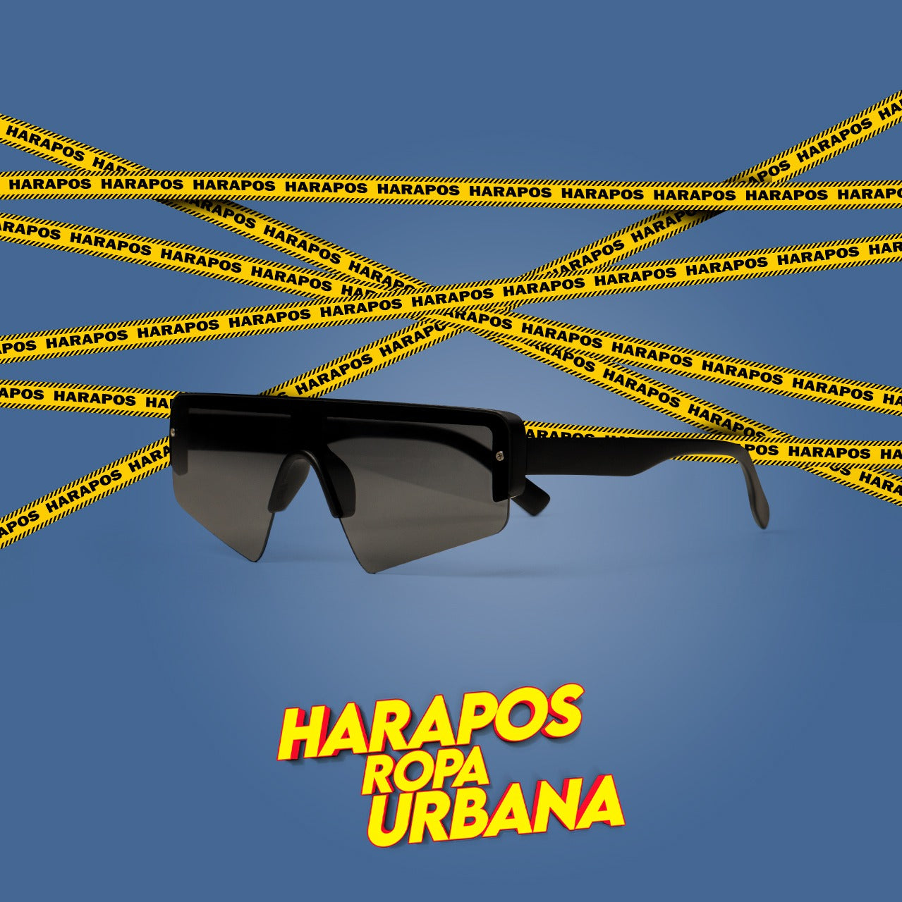 Gafas plasticas semi flotantes negras