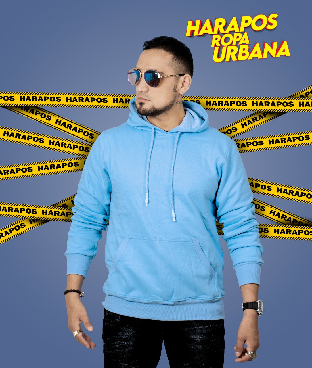 Canguro basico celeste