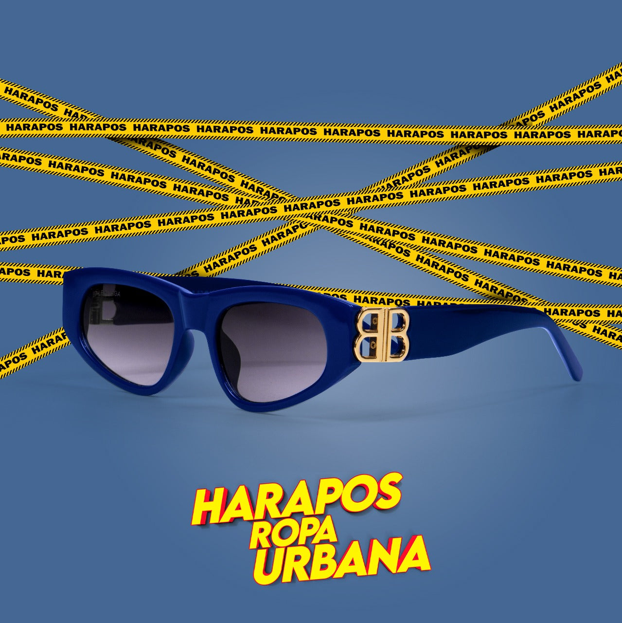 Gafas balenciaga azul