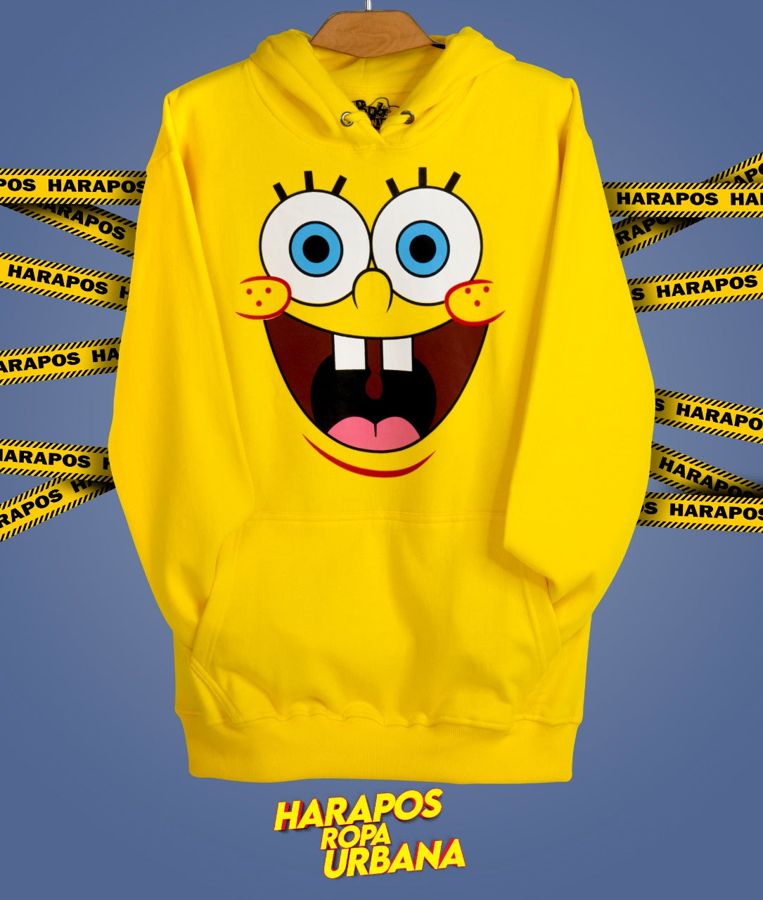 Canguro bob esponja amarillo