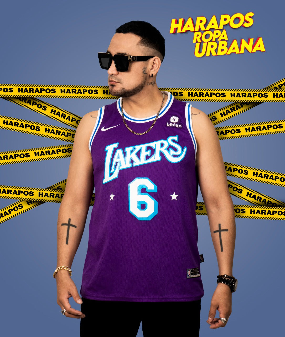 Solera lakers lila 6 con estrellas