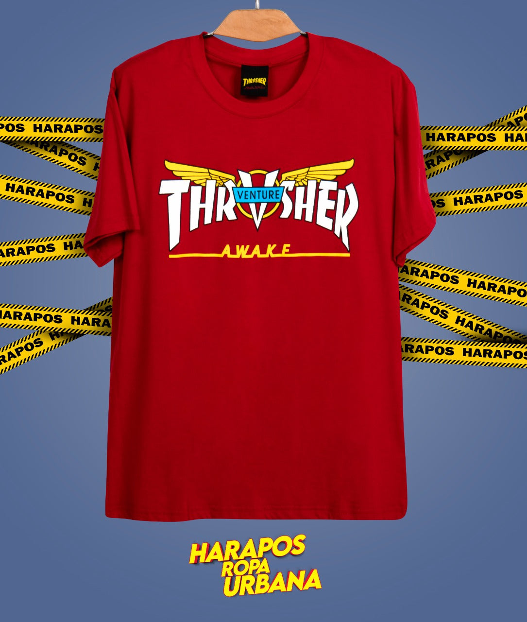 Polera thrasher awake roja