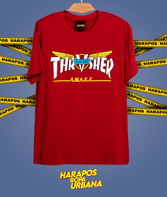 Polera thrasher awake roja