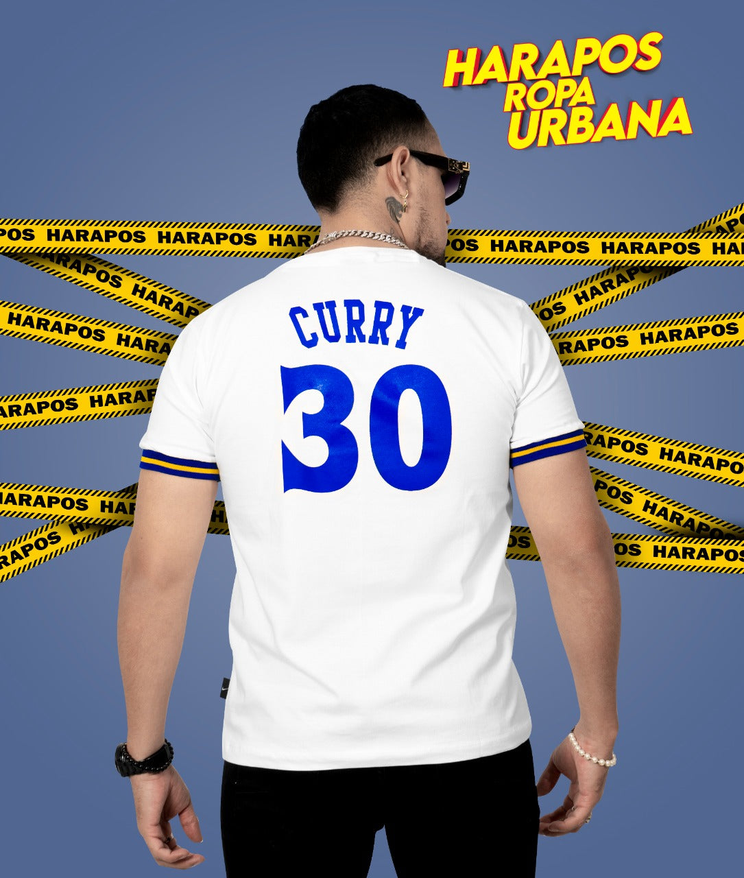 Polera warriors blanca