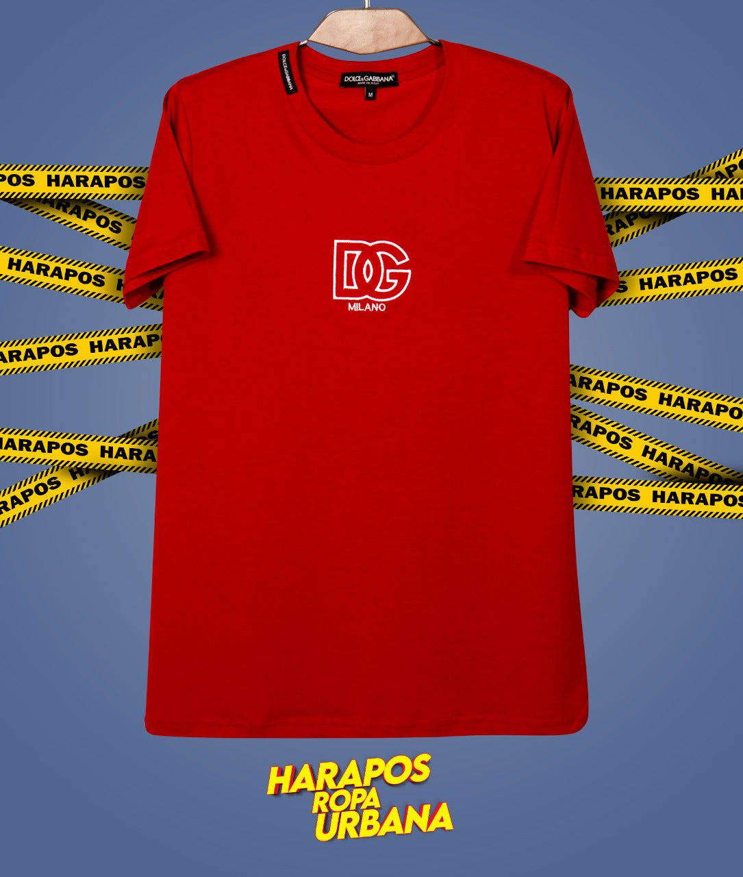 Polera dolce and gabbana milano roja