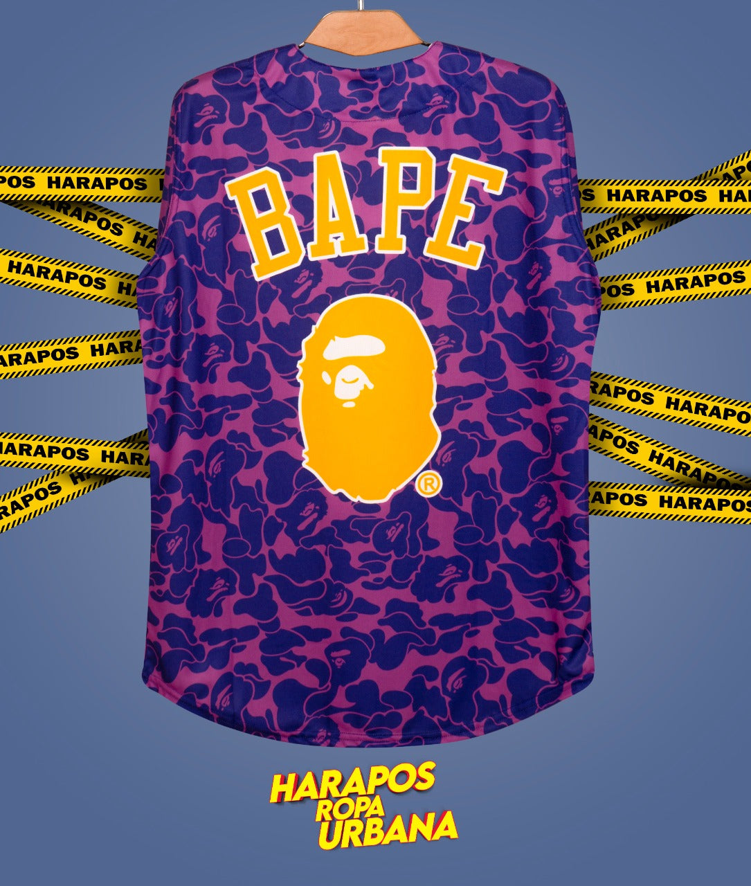 Jersey lakers bape lila camuflado