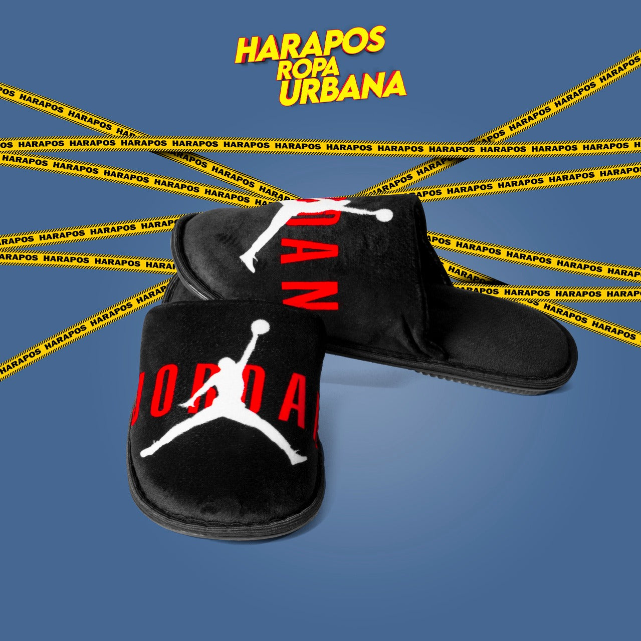 Pantuflas Jordán negra