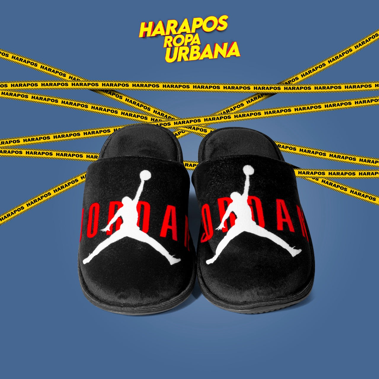 Pantuflas Jordán negra