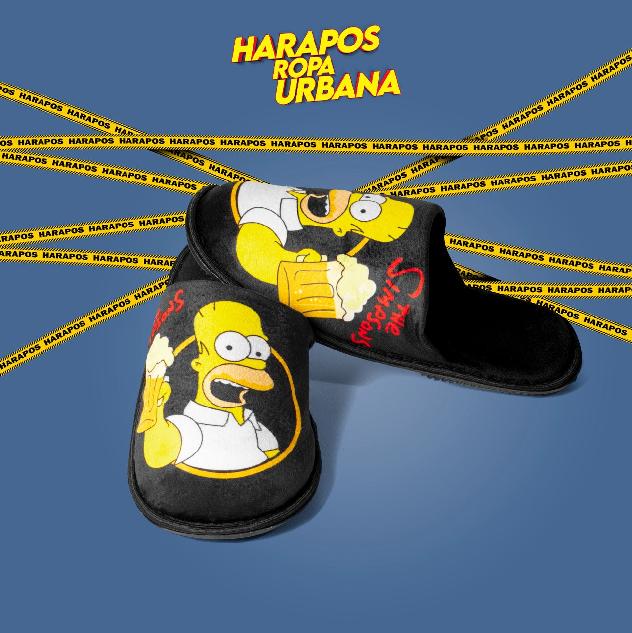 Pantuflas Homero negra