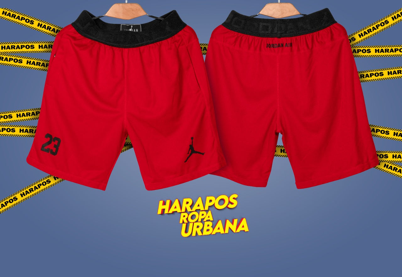 Short jordan air rojo