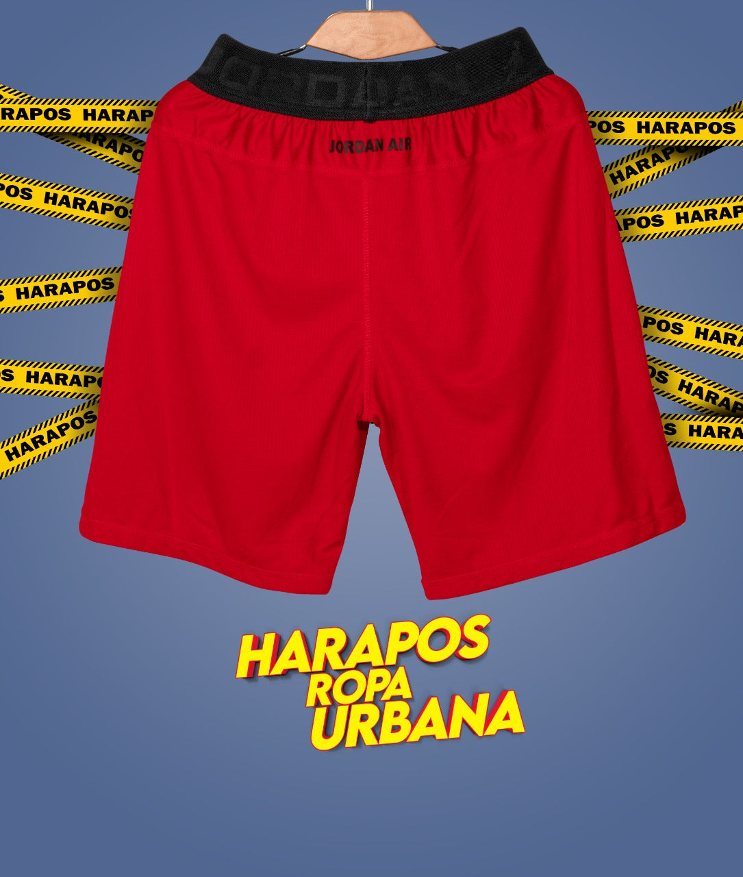 Short jordan air rojo