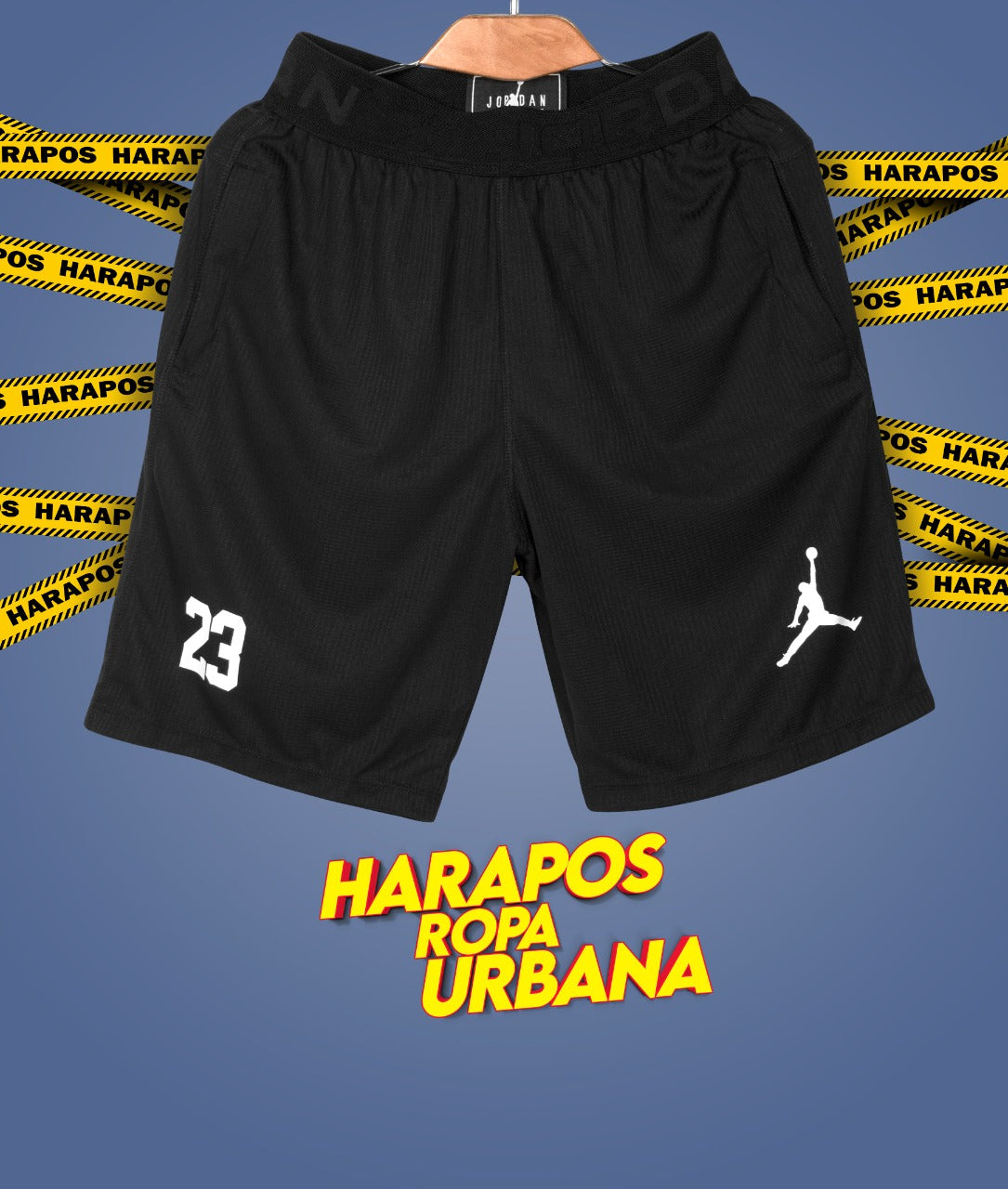 Short jordan air negro