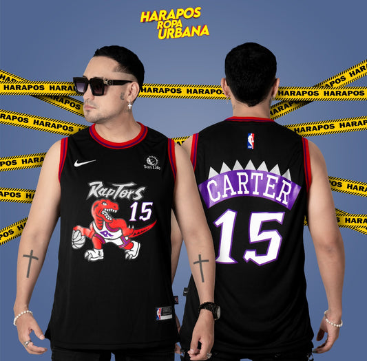 Solera Raptors negra dino rojo 15 lila