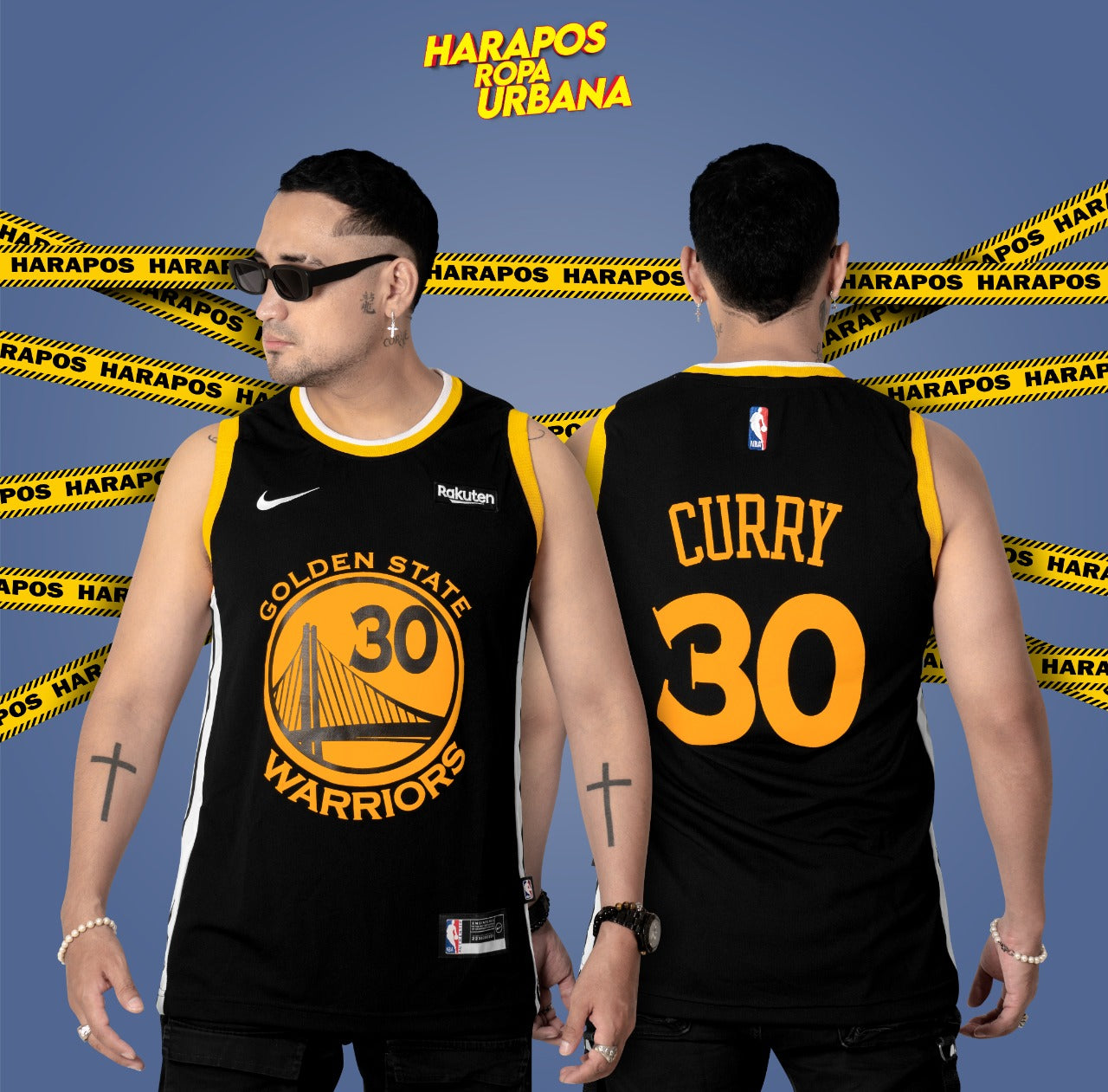 Solera Golden State negra franja lateral