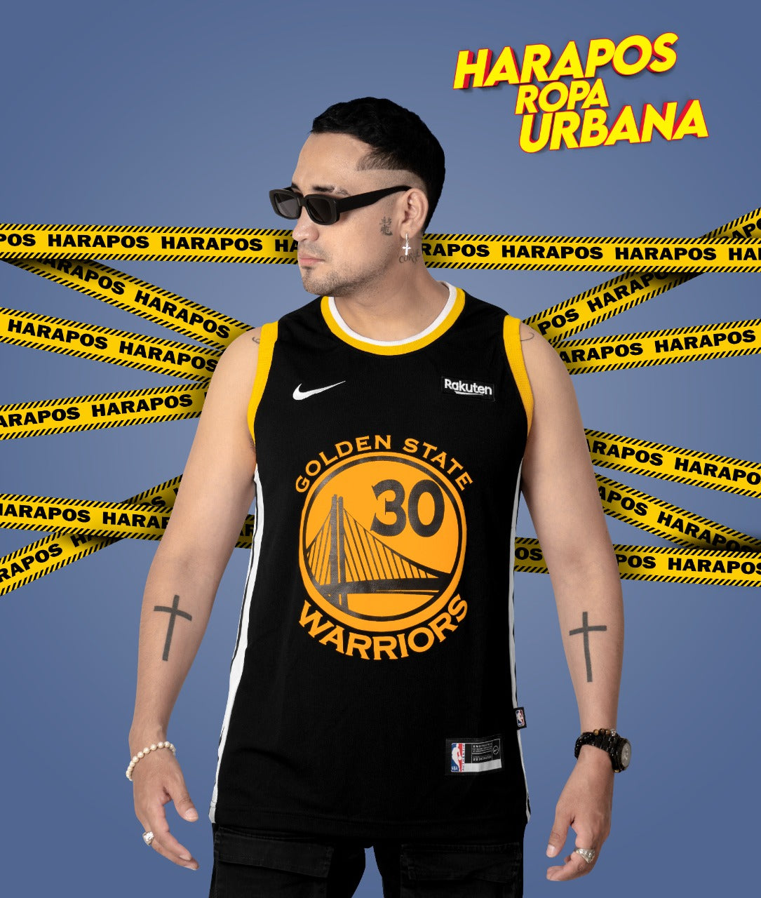 Solera Golden State negra franja lateral