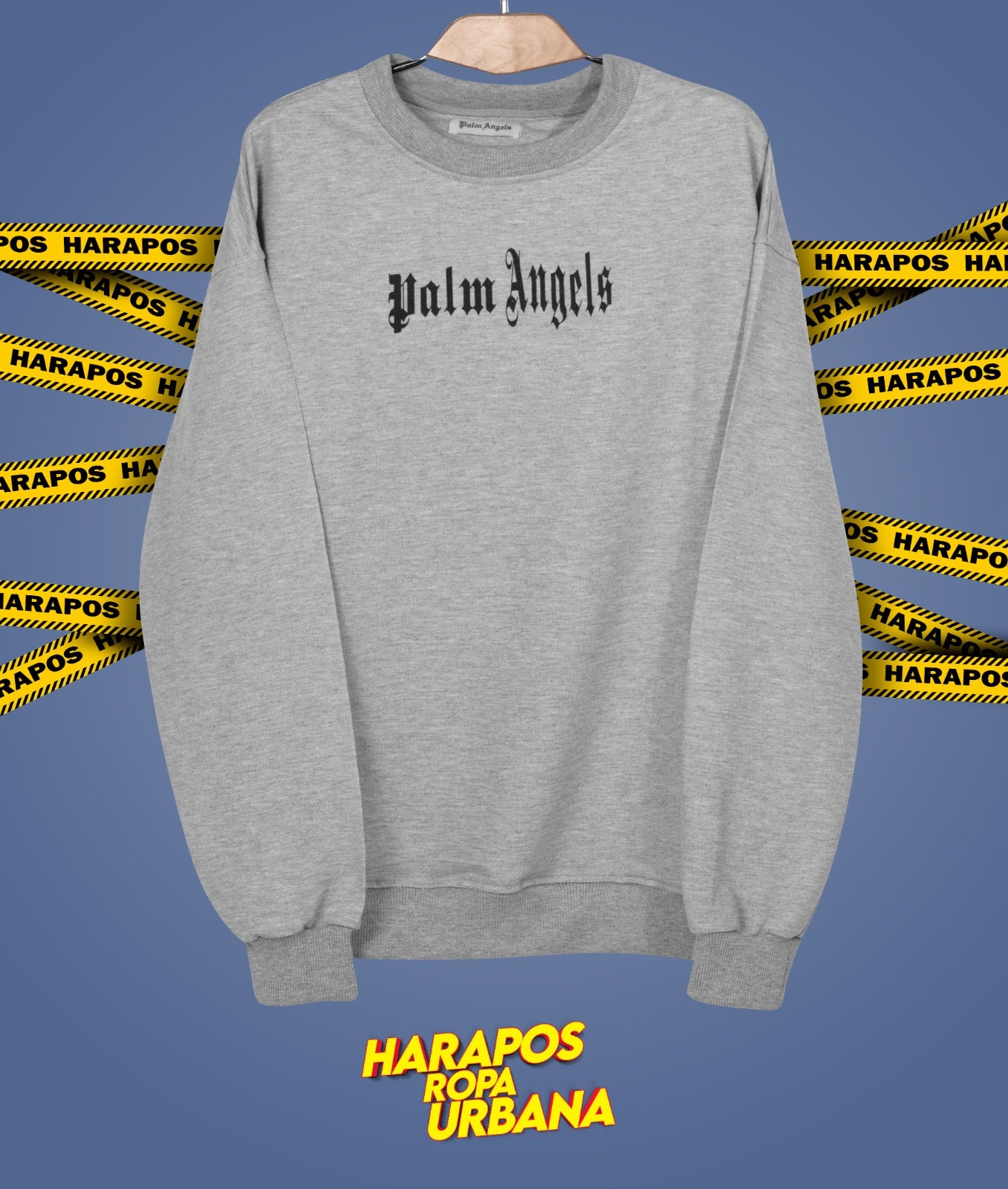 Sudadera Palm Angels ploma diseño atras