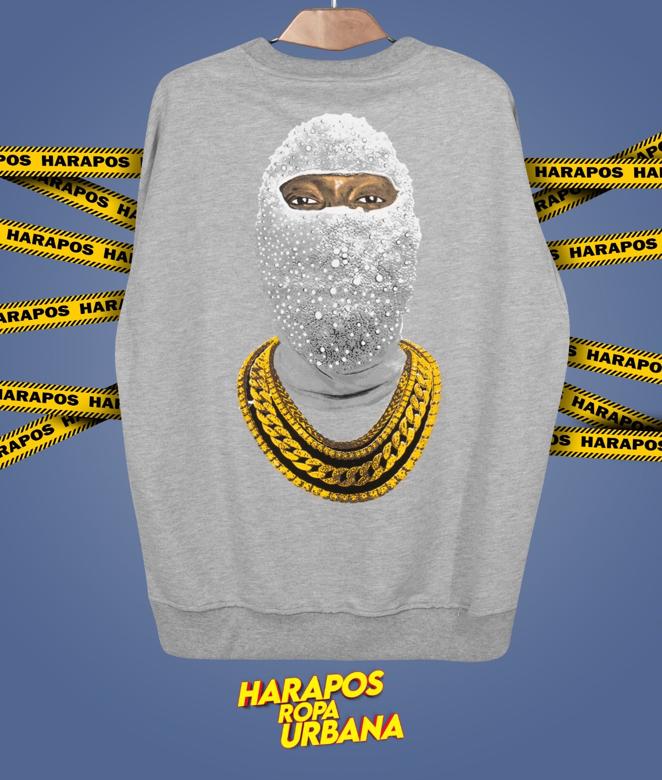 Sudadera Palm Angels ploma diseño atras